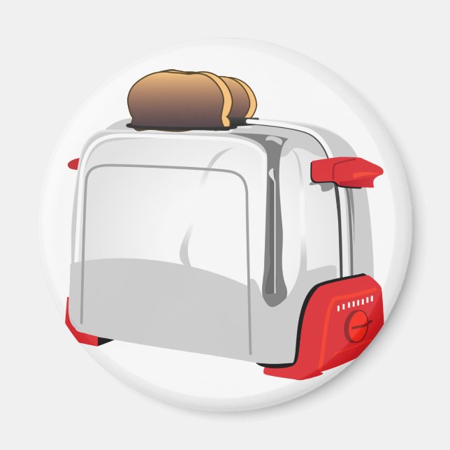 Retro Toaster Magnet (Framsidan)