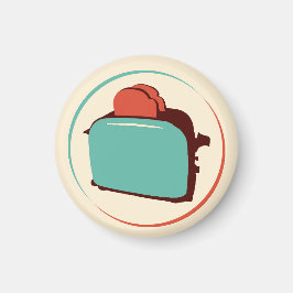 Retro Toaster-magnet Magnet