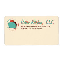 Retro Toaster Shipping-etiketter