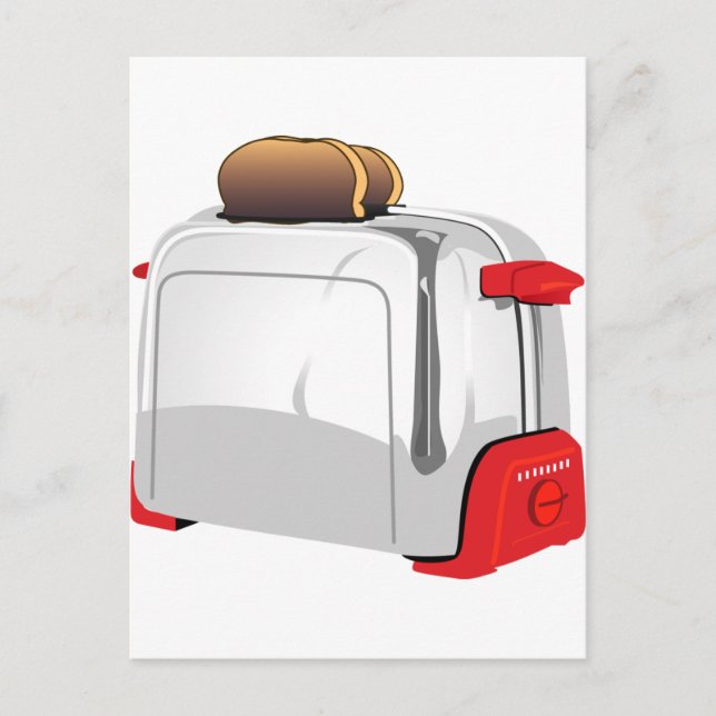 Retro Toaster Vykort (Framsida)