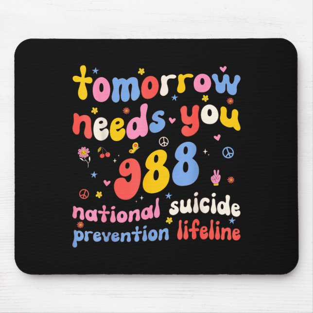 Retro Tomorrow Needs You 988 Suicide Prevention Aw Musmatta (Framsidan)