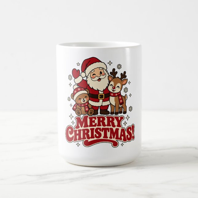 Retro Tomte God Jul Kaffe Mugg (Center)
