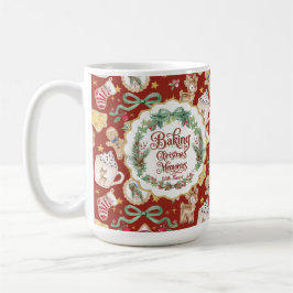Retro Tomte Julbakning Kakor Röda med Mormor  Kaffemugg