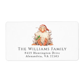 Retro Tomte Julfirande Fraktsedel