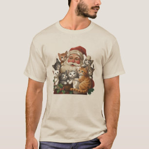 Retro Tomte & Kattungar Jul Vinter 90-tal T Shirt