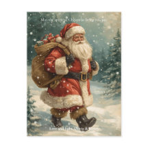 Retro Tomte Klassisk Anpassad Foto Jul