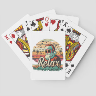 Retro Tomte med en titel Avslappnad Casinokort