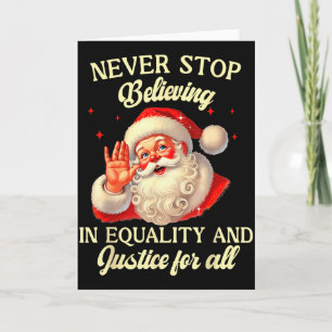 Retro Tomte Sluta Aldrig Tro På Jämlikhet Justi Kort