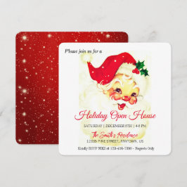 Retro Tomtefirande, Öppet hus Julkort