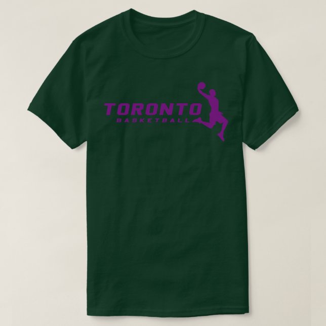 Retro Toronto Basketball Klubb 1 T Shirt (Design framsida)