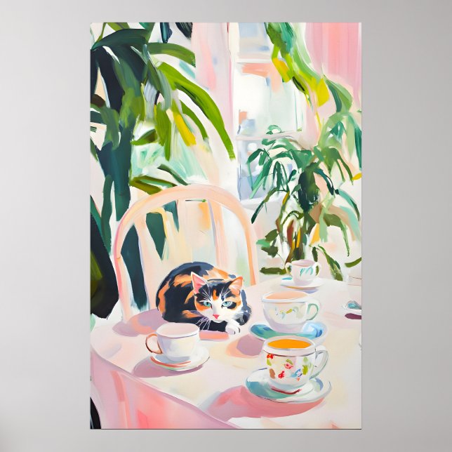 Retro Tortoiseshell Poster, Tortoiseshell Oil Poster (Framsidan)