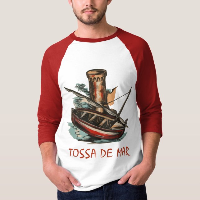 Retro Tossa de Fördärva (Catalonia) Tee (Framsida)