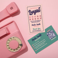 Retro "Total Loyal" Typography Coola Färg Scheme