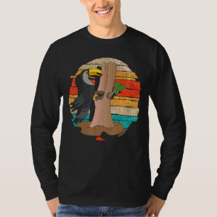 Retro Toucan Exotic Bird Animal Tropical Toucan T Shirt
