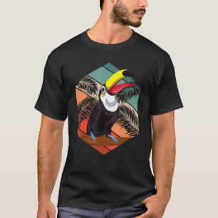 Retro Toucan Tropical Bird Rainforest Animal Tou T Shirt