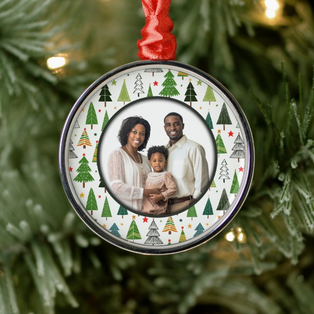 Retro Träd Julgransprydnad Metall (Träd)