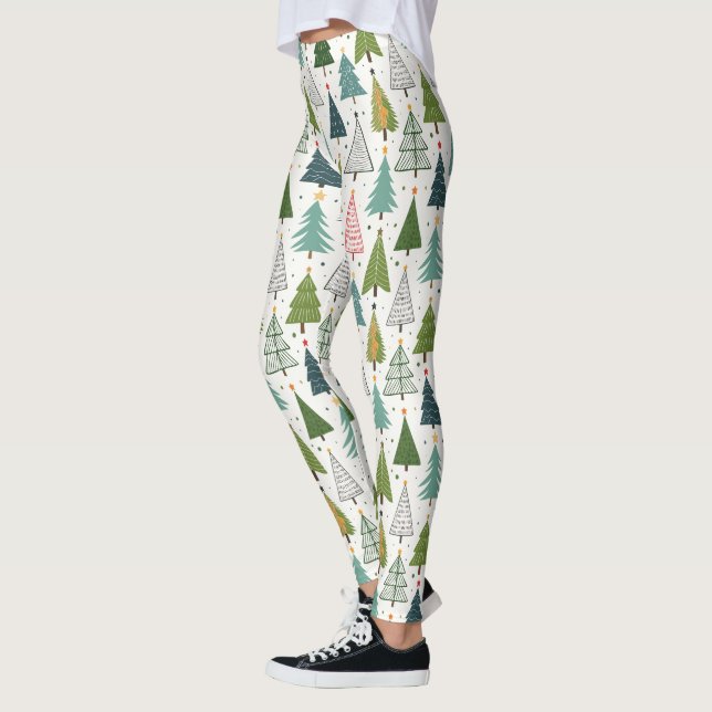 Retro Träd Leggings (Vänster)