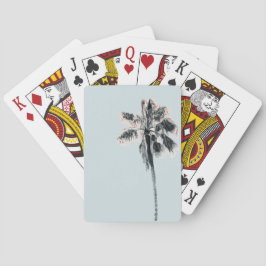 Retro Träd Tropical Rosa Mint  Casinokort