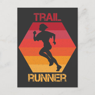 Retro Trail Springer Mountain Runtain Idrottsman S Vykort