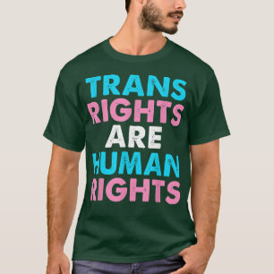 Retro Trans Höger är Human Rättigheter Transgender T Shirt