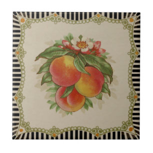 Retro Transferware Perpro för markering Kakelplatta