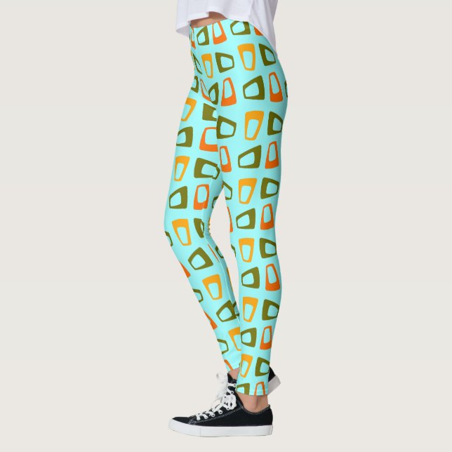 Retro Trapezoids Leggings (Vänster)