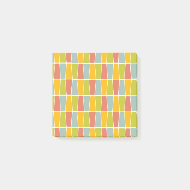 Retro Trapezoids Post-it Block (Framsida)