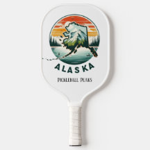 Retro Travel Karta i Alaska-staten