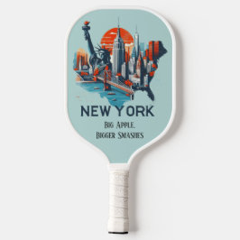 Retro Travel Karta i delstaten New York