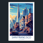 Retro Travel San Francisco California Wall Art Poster<br><div class="desc">Fira bukten med den här Retro Travel San Francisco California Wall Art. Designad i ett nostalgiskt vintage resor poster stil, den här teckningen har klassiska San Francisco-sights - som Golden Grind Bridge, kabelbilar eller Painting Dam - mot bakgrund av fet färg och stiliserad typografi. Det är perfekt biet som lägger...</div>