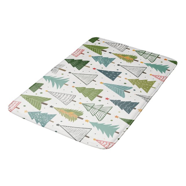 Retro Trees Badrumsmatta (Vinklad)