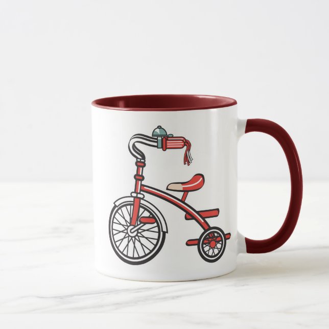 retro trehjuling, retro trehjuling mugg (Höger)