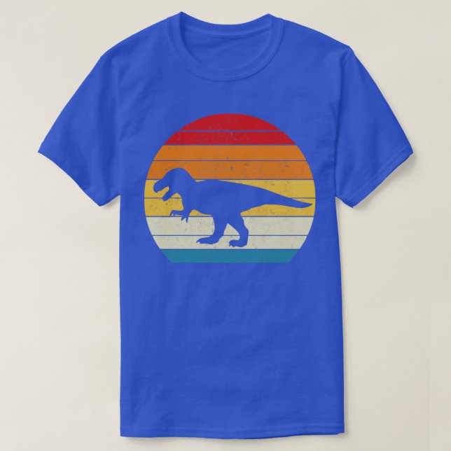 Retro TRex Funny Dinosaur T Shirt (Design framsida)
