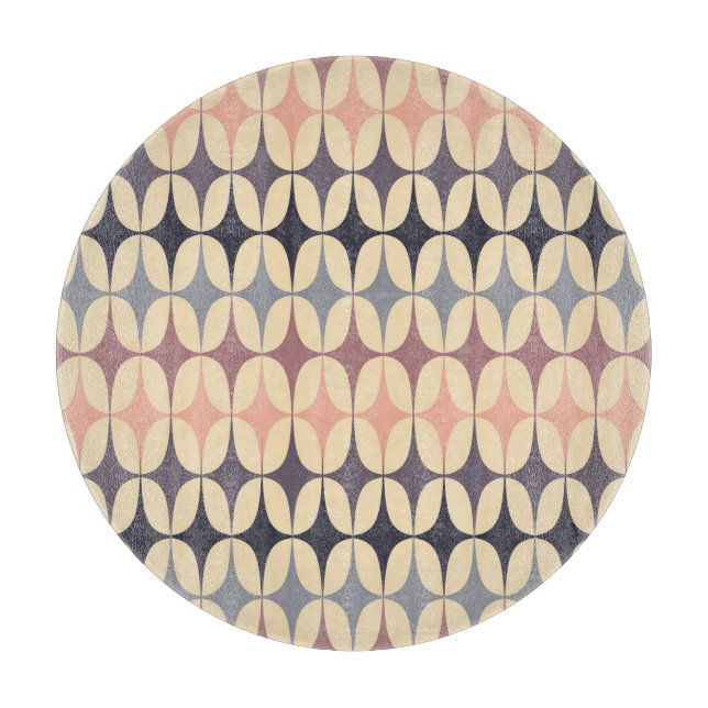Retro Triangles Abstrakt Geometric Mönster (Framsidan)