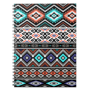 Retro Tribal Navajo: Geometric Seamless. Anteckningsbok