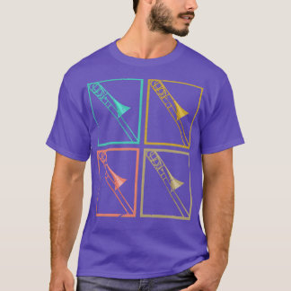 Retro Trombone T Shirt