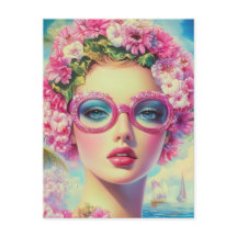 Retro Tropical Beauty