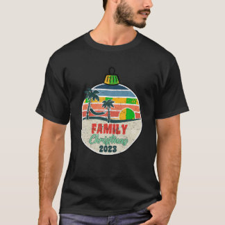 Retro Tropical Family, jul 2023, vaccinering Handf T Shirt
