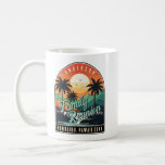 Retro Tropical Family Reunion ID1135 Kaffemugg<br><div class="desc">Say aloha to matching style with this retro tropical “Family Reunion” coffee mug design! Featuring a colorful vintage-style sunset, swaying palm trees, and tranquil ocean and mountain scenery, this mug is perfect for beach reunions, destination getaways, or island hopping with the fam. Personalize it with your family name and vacation...</div>
