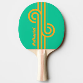Retro Tropical Punch Stripe Loop med namn Pingisracket