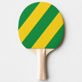 Retro Tropisk Banana Tre Feta Ränder Pingisracket