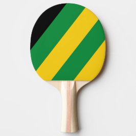 Retro Tropisk Palm Kraftig Randig Pingisracket