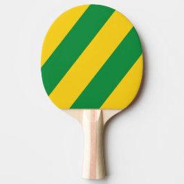 Retro Tropisk Palm Tre Feta Ränder Pingisracket