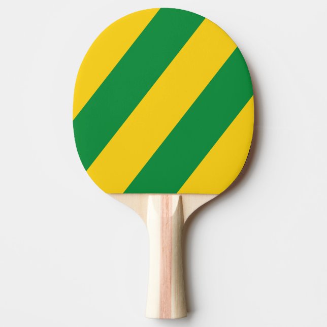 Retro Tropisk Palm Tre Feta Ränder Pingisracket (Framsidan)