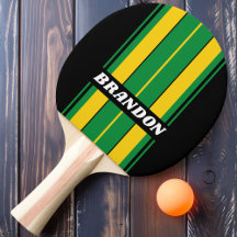Retro Tropisk Palmbräda Ränder med Namn