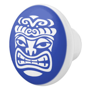 Retro Tropisk Tiki Strand Knopp