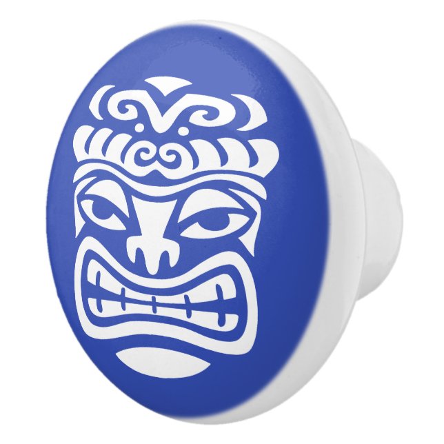 Retro Tropisk Tiki Strand Knopp (Höger)