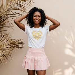 Retro Tropiskt Palmträd Pickleball Bröllosdusch T Shirt