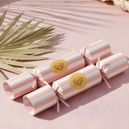 Retro Tropiskt Palmträd Pickleball Bröllsdusj Runt Klistermärke