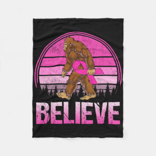 Retro tror att bröstcancern Bigfoot och Rosa Ribbo Fleecefilt